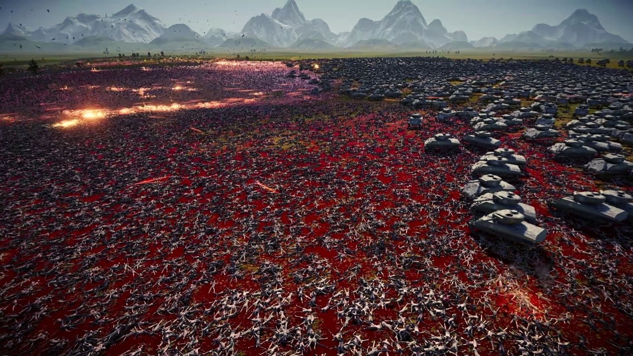 1 MILLION ZOMBIES vs 10 000 TROLL vs 10 000 CLEOPATRA vs 10 000 TANK UEBS 2