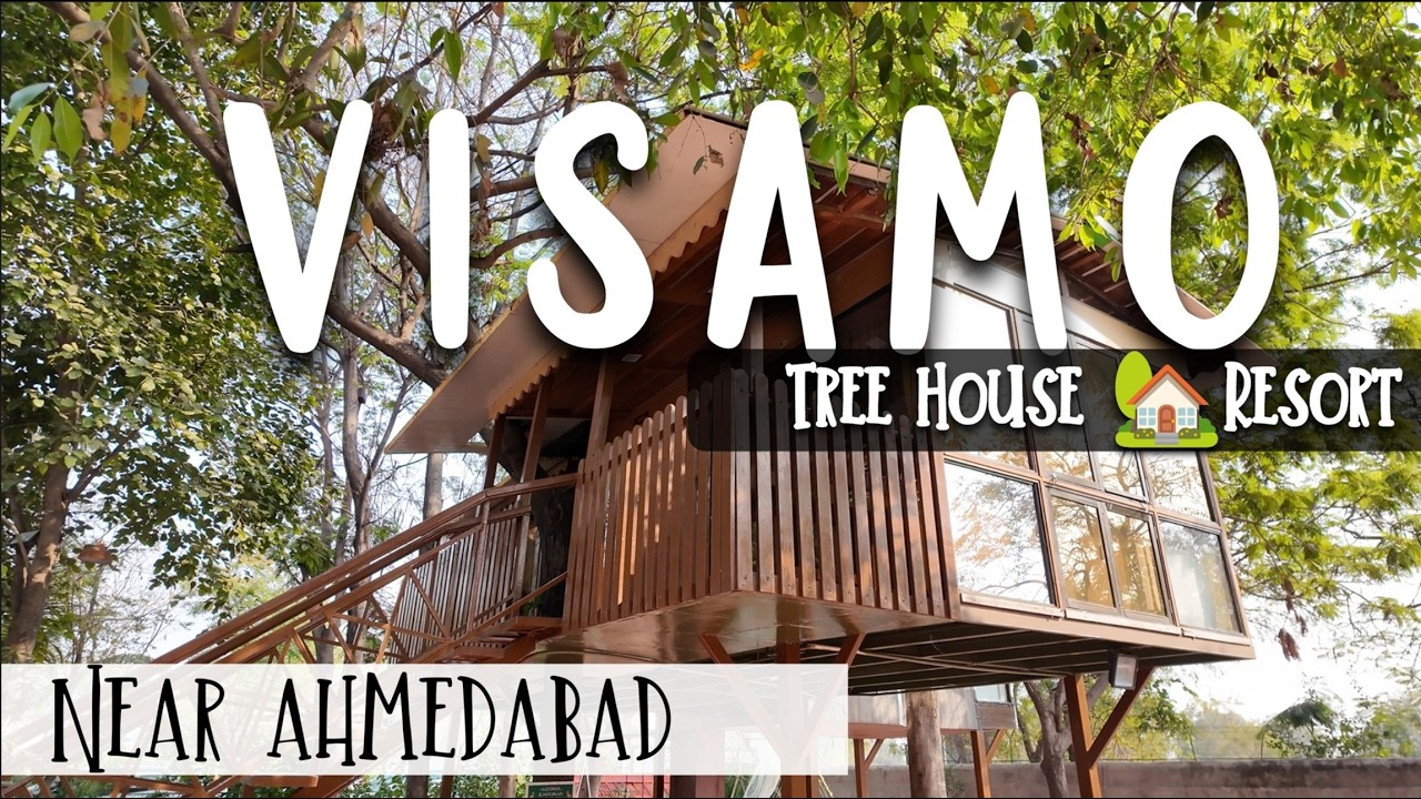 Tree House Resort Near Ahmedabad - Visamo Nalsarovar #luxuryresort #gujarat #treehouse