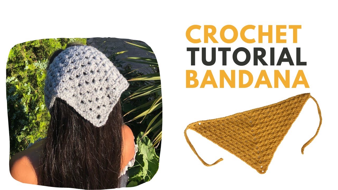 BANDANAS tejidas a CROCHET en español PASO A PASO |0| Fácil