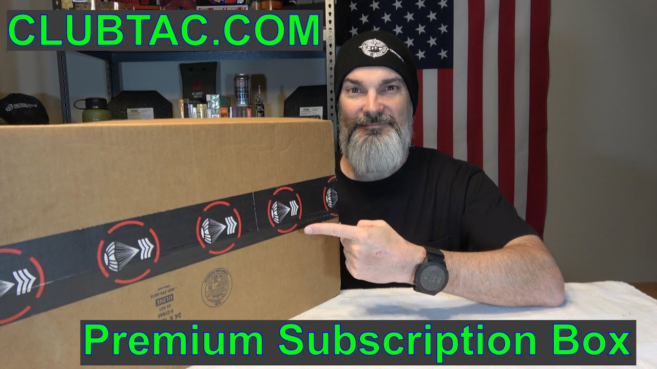 ClubTac.com Premium Subscription monthly box.