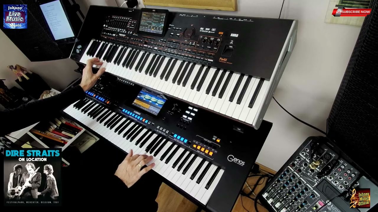 Dire Straits - Why Worry I Yamaha  & Korg Live Keyboard Cover