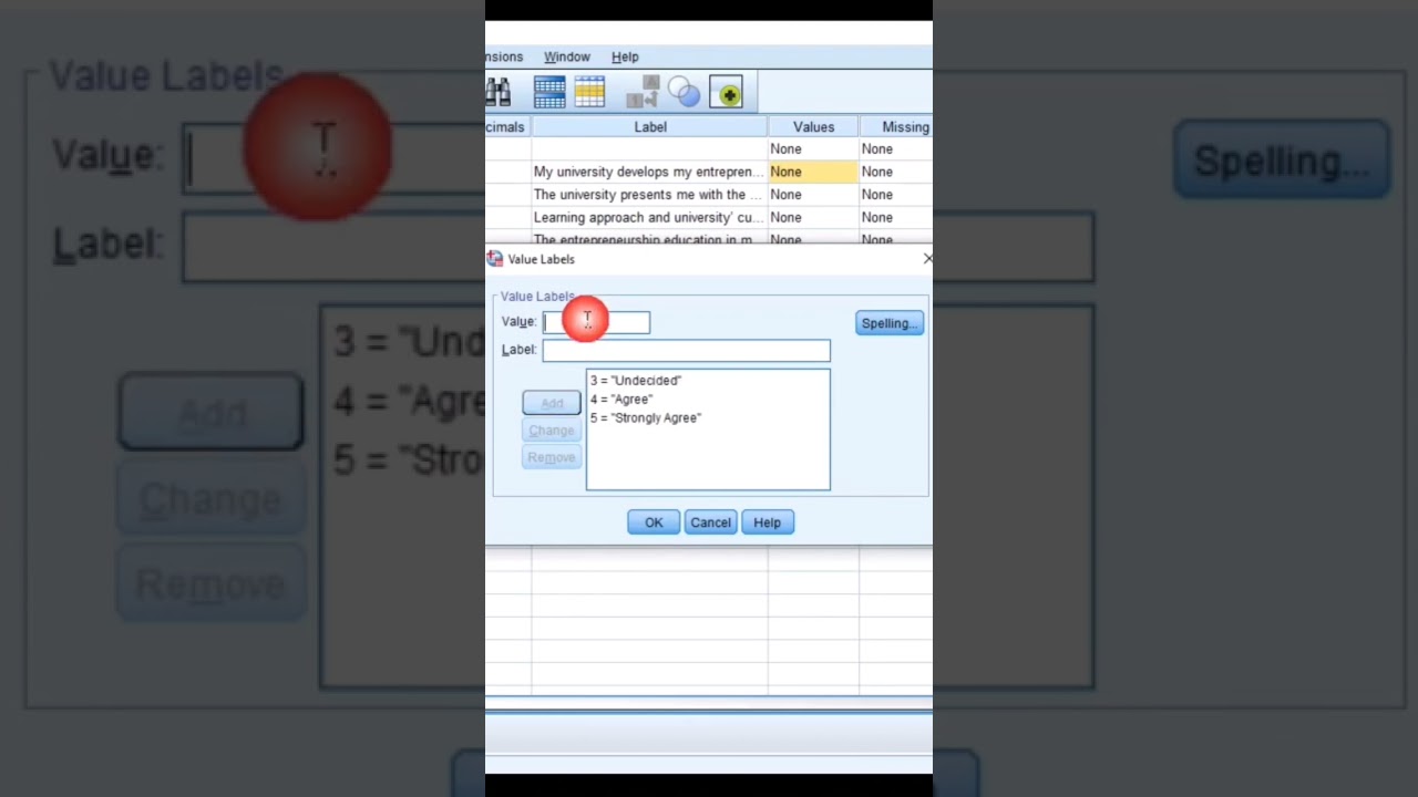 5-point Likert Scale Coding in SPSS #spss #likertscale