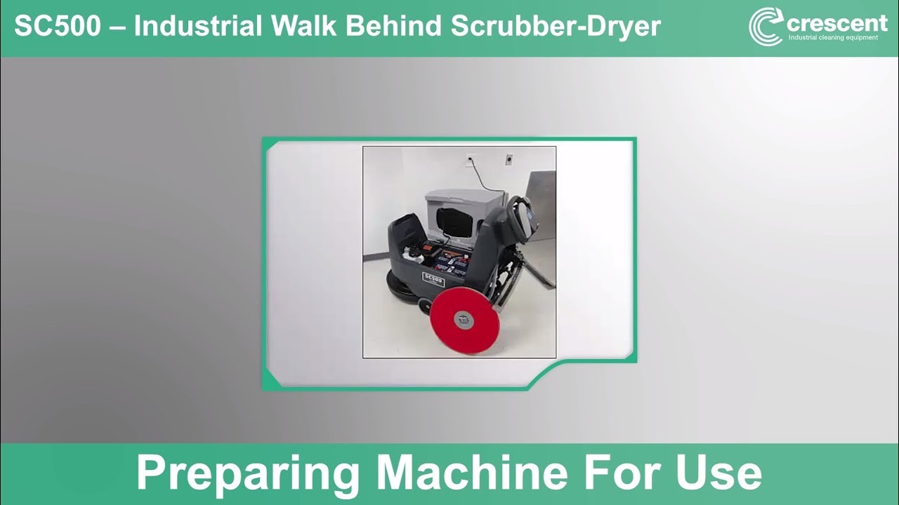 SC500 Scrubber Dryer - Use And Care Guide