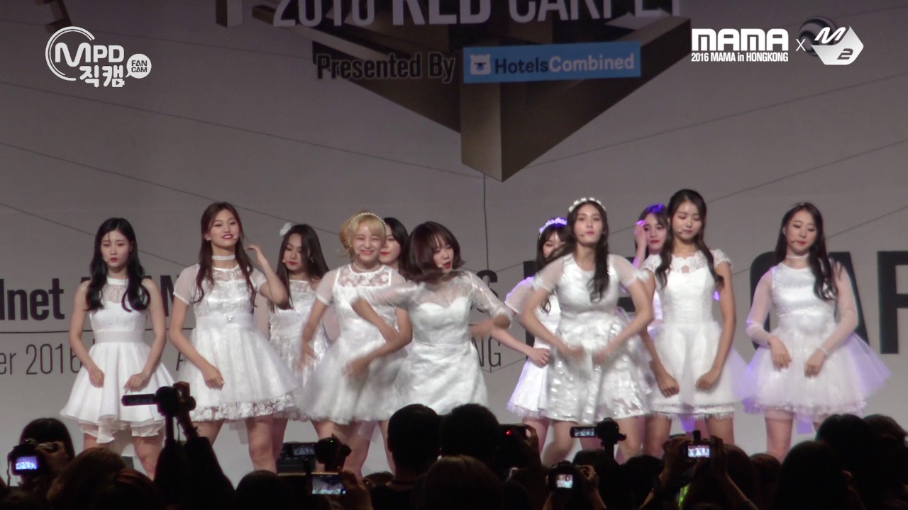 [MPD직캠] 아이오아이 드림걸즈 직캠 I.O.I Dream Girls Fancam @2016MAMA RedCarpet_161202