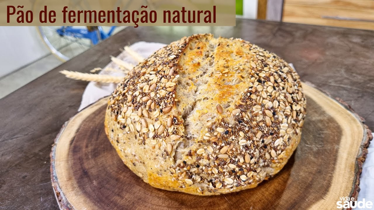 Receita: Pão de fermentação natural (09/12/22)