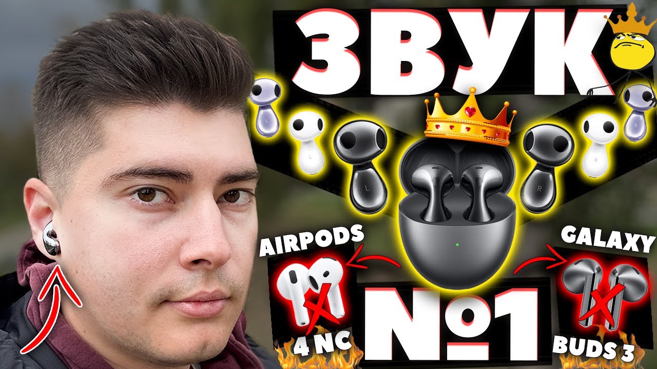 ЛУЧШИЕ Вкладыши (2025) 🔥 Huawei Freebuds 6 - Разорвали ВСЕХ [ОБЗОР]