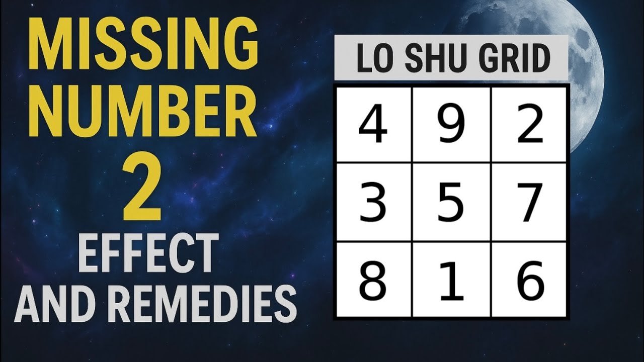 Remedies For Missing Number 2 In Lo Shu Grid | Missing Number 2 in Date of Birth Numerology