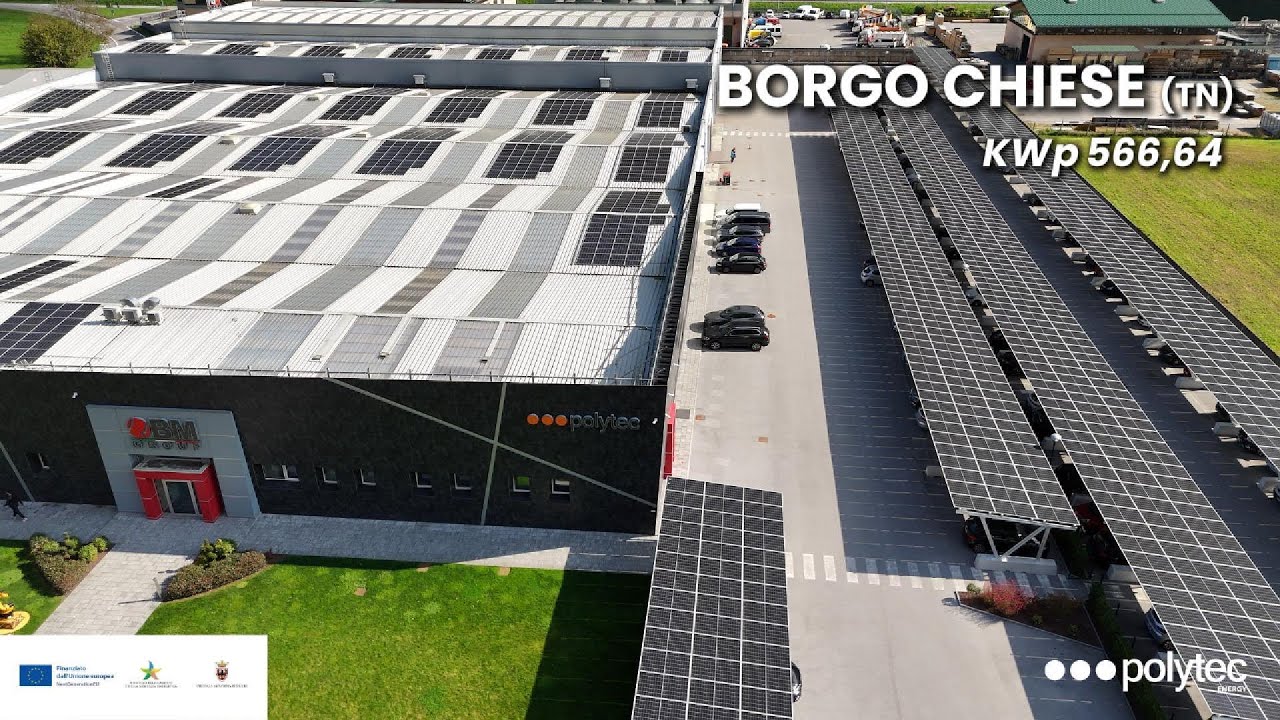 Impianto fotovoltaico da 566,64 kWp – Borgo Chiese (TN)