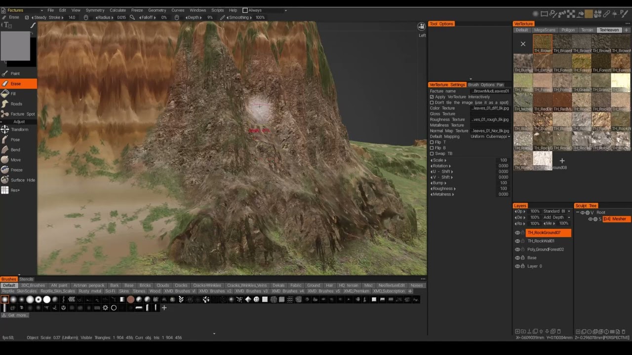 3D Coat - Working with Factures (Vertex Texturing)