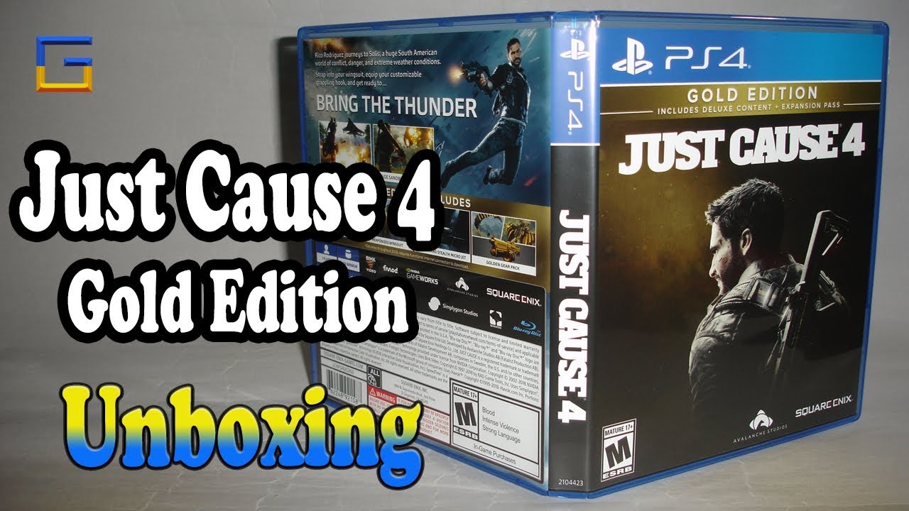 Just Cause 4 Gold Edition PS4 Unboxing & Overview