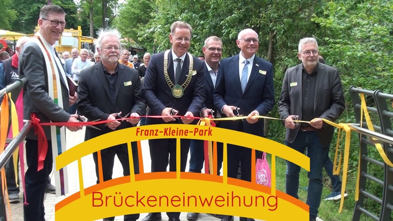Brücke im Franz-Kleine-Park eingeweiht