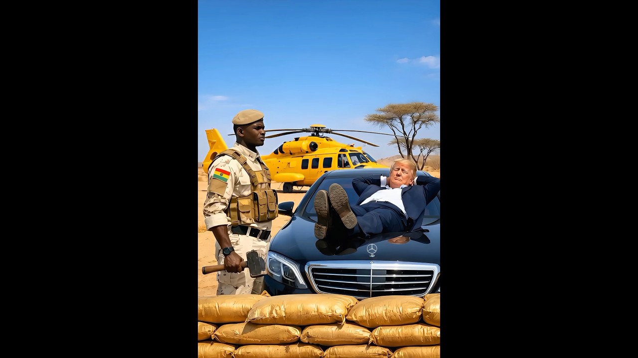 Ibrahim Tr&agrave;or&eacute; vs Trump 🚁😂🚗 #politicalsatire