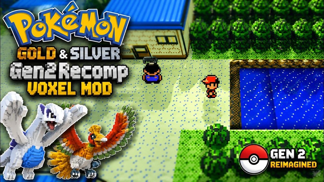 Pok&eacute;mon Gold & Silver Pc  | Gen2Recomp Voxel Mod