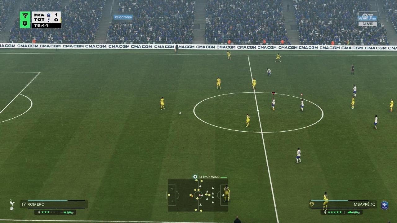 I could only-- score. from outside the box in FIFA