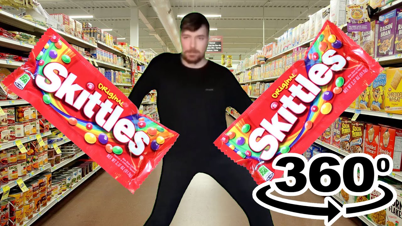 Skittles Meme Мистер Зверь Ризз 360&ordm;