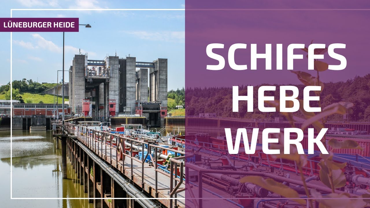 Schiffshebewerk: Eines der gr&ouml;&szlig;ten der Welt in Scharnebeck bei L&uuml;neburg