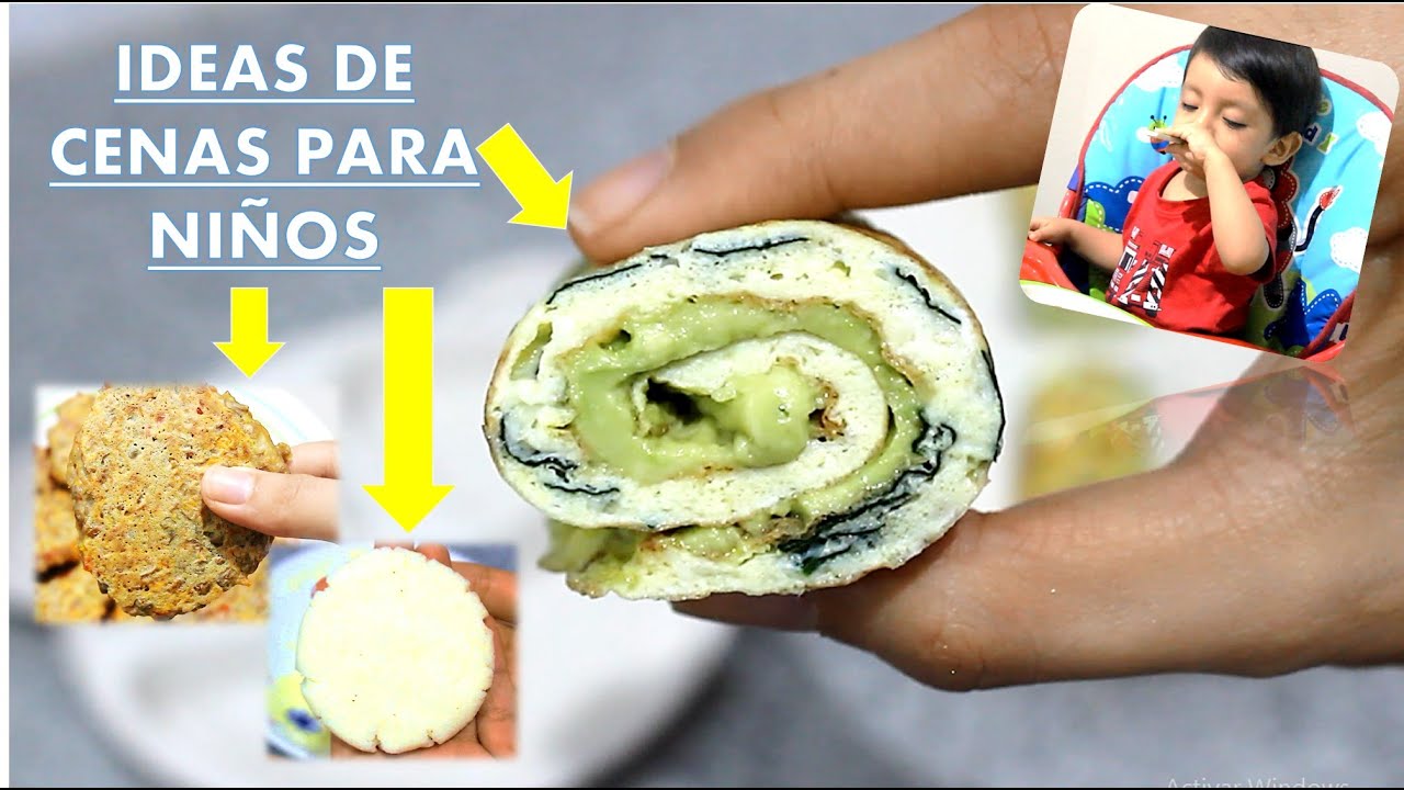 IDEAS DE CENAS PARA NIÑOS DE 1 AÑO