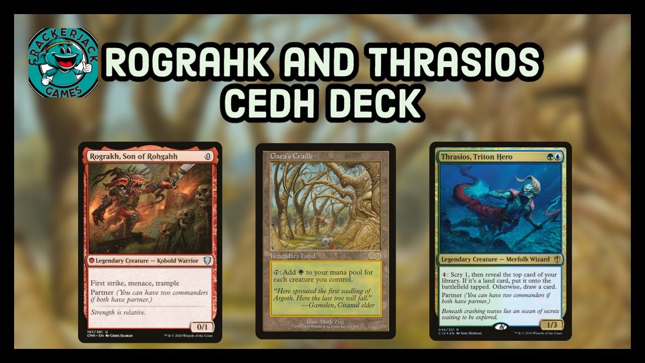 Rograkh, Thrasios and Gaea’s Cradle cEDH Deck Tech. Say hello to Crazy Cradle!