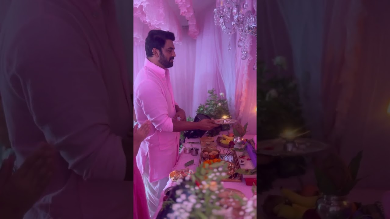 Sharad Kelkar's Ganesh Chaturthi celebration with his family in this beautifully captured