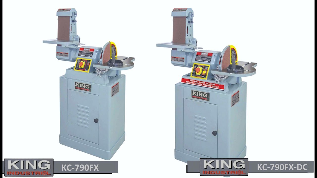 King Industrial Belt and Disc Sanders (KC-790FX and KC-790FX-DC)