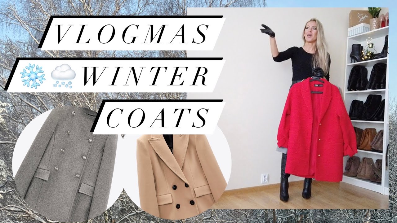VLOGMAS #14 Winter COATS Becuase Coat and Boots makes your outfit
