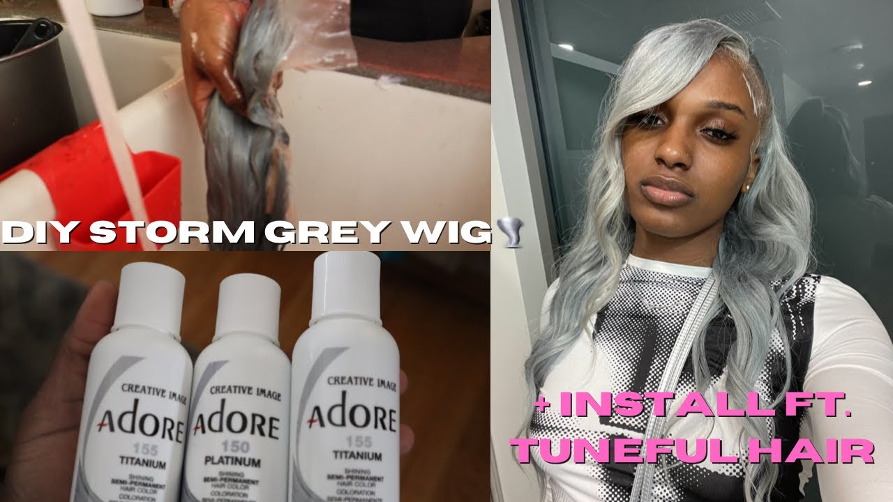 Beginner Water Color Method | 613 to Storm Grey/ Silver🌪 Ft. Tuneful Hair