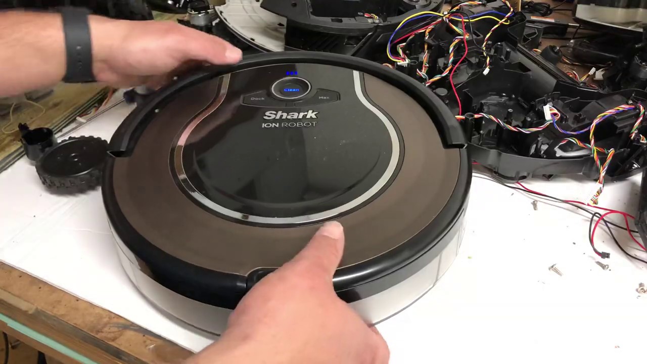 Broken shark ion robot vacuum can we fix it? Very interesting find