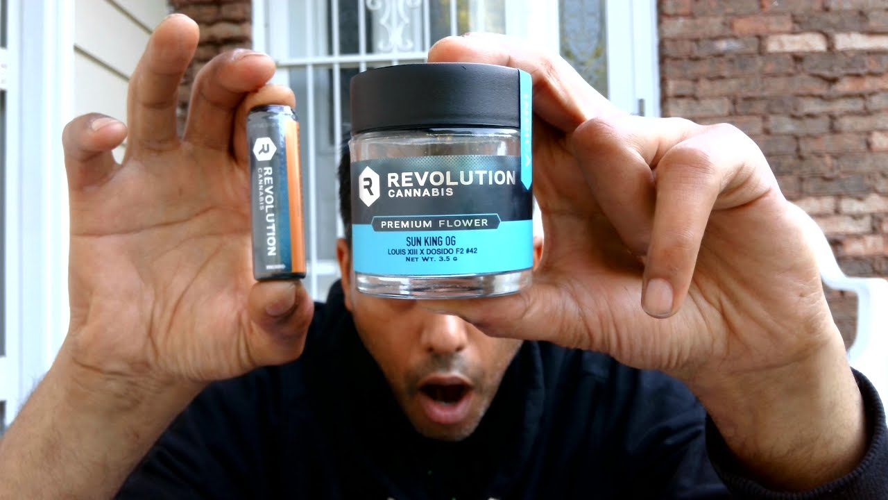 Illinois Strain Review: SUN KING OG BY REVOLUTION + OPAL AURA TERP TANK BY REVOLUTION!