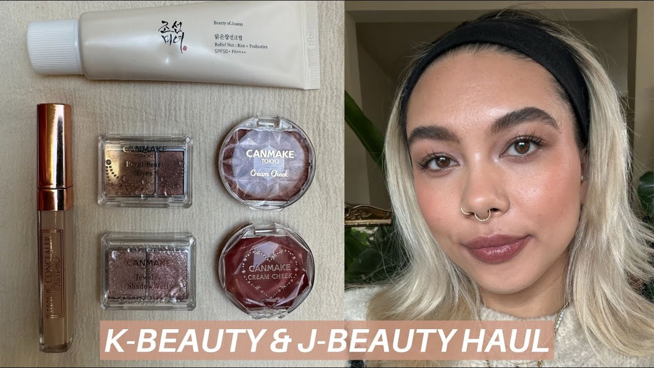 K-Beauty and J-Beauty Haul & Try on!