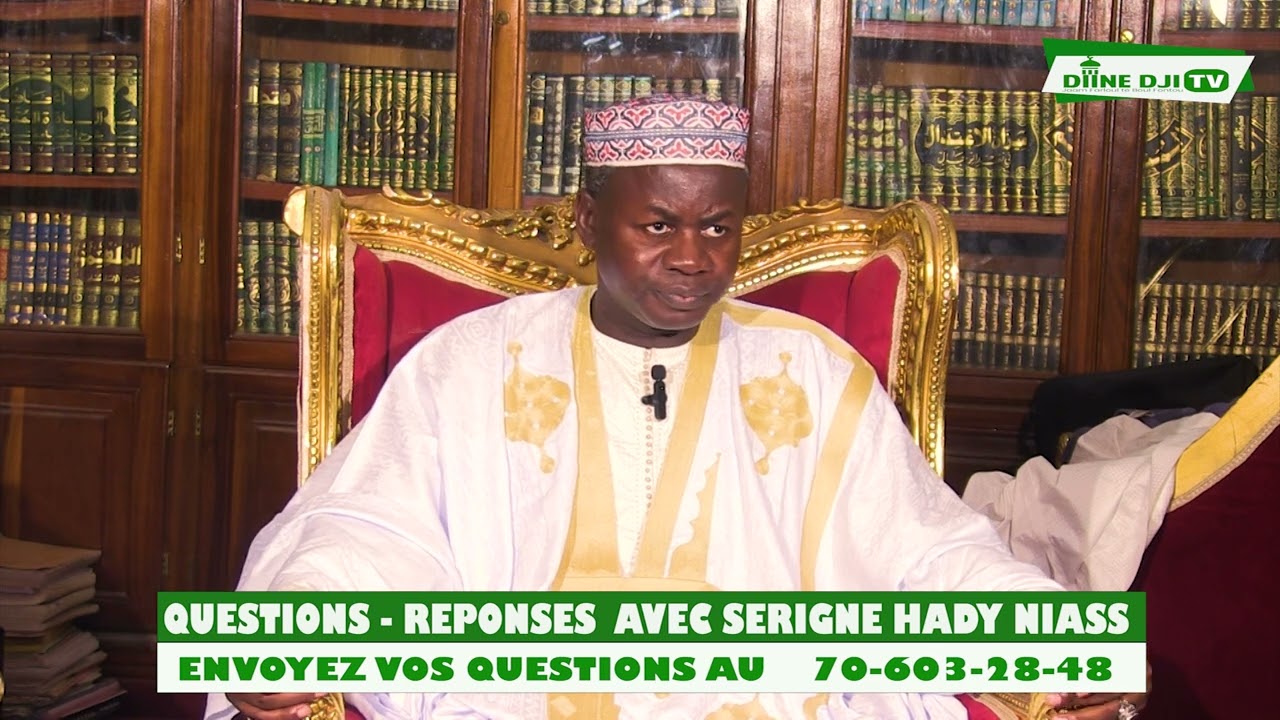 QUESTION REPONSE DU DIMANCHE 29 OCTOBRE AVEC SERIGNE HADY NIASS ET CHEIKH AHMAD TIDIANE DIOP