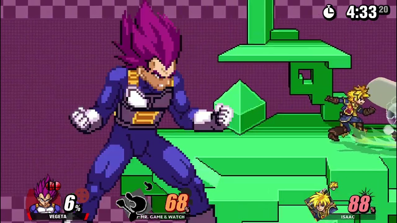 SSF2 Mods | Modo Clasico con Vegeta UE/Classic Mode with UE Vegeta