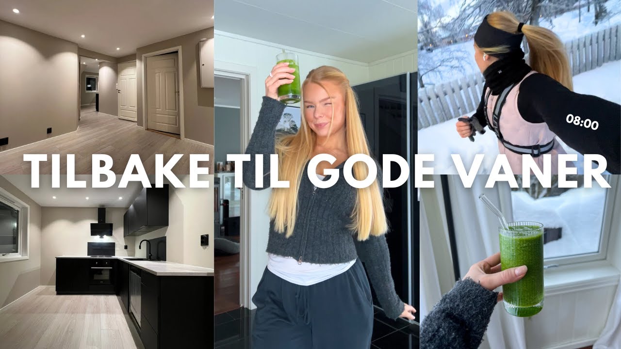 Fresh Start: Utleieprosjekt ferdig, sunn food shop + green juice-oppskrift | Glow & Grow - episode 2