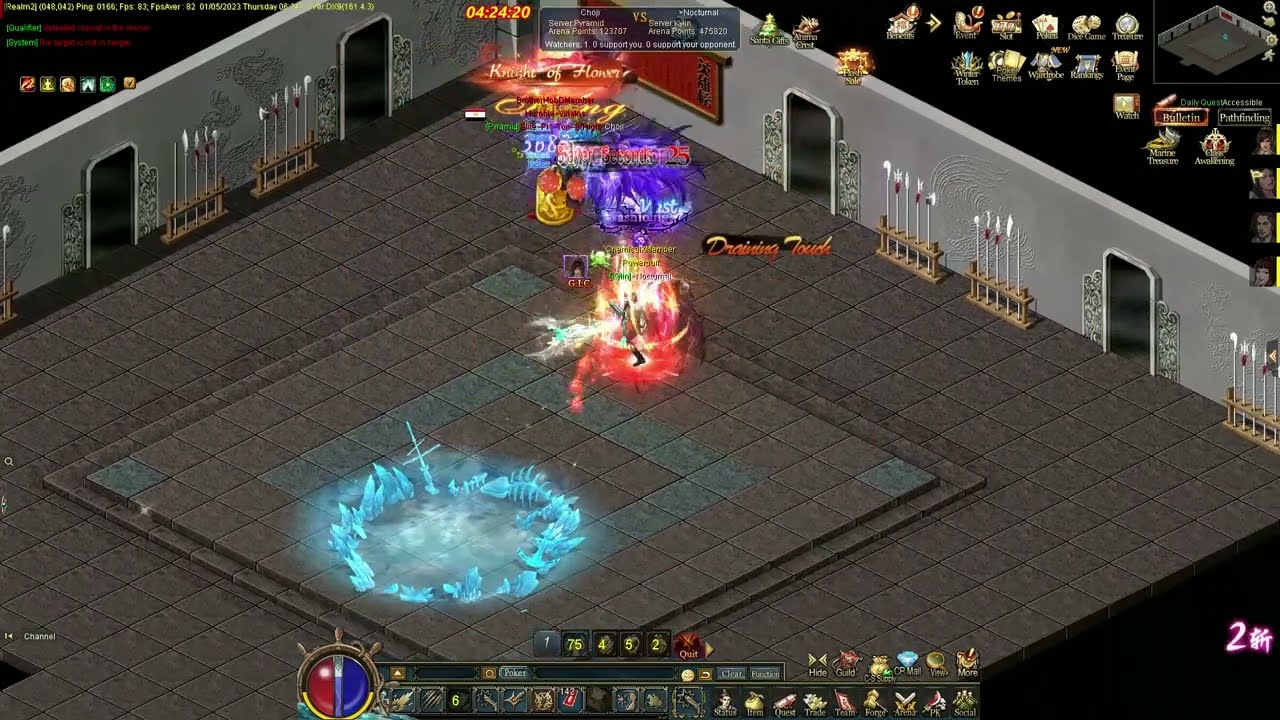 Pirate gameplay in arena  conquer online 3.0