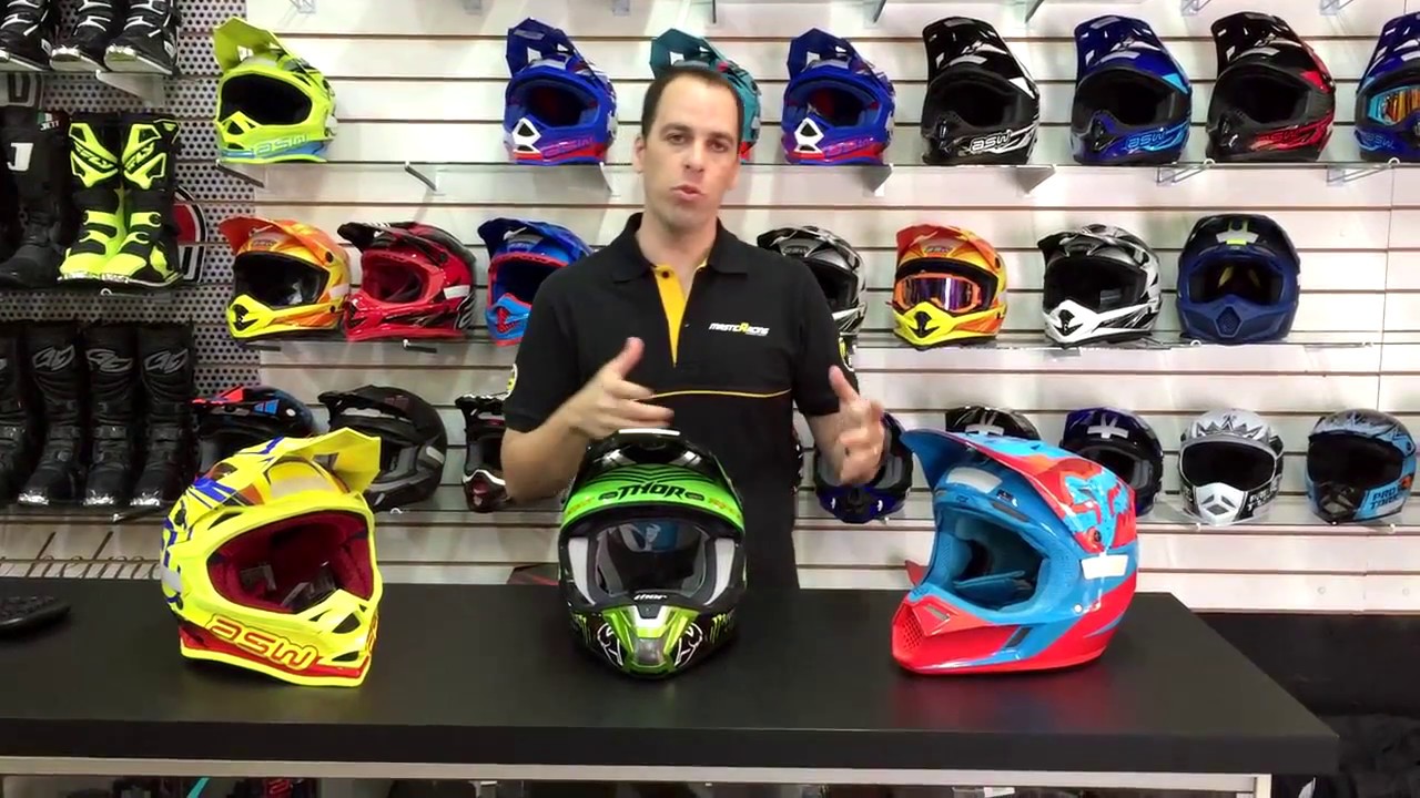 Tipos de Capacetes Off Road (Trilha, enduro, motocross)