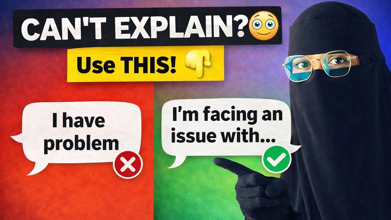 Can’t Explain Your Problem in English? Say THESE Sentences! | Shadowing Practice