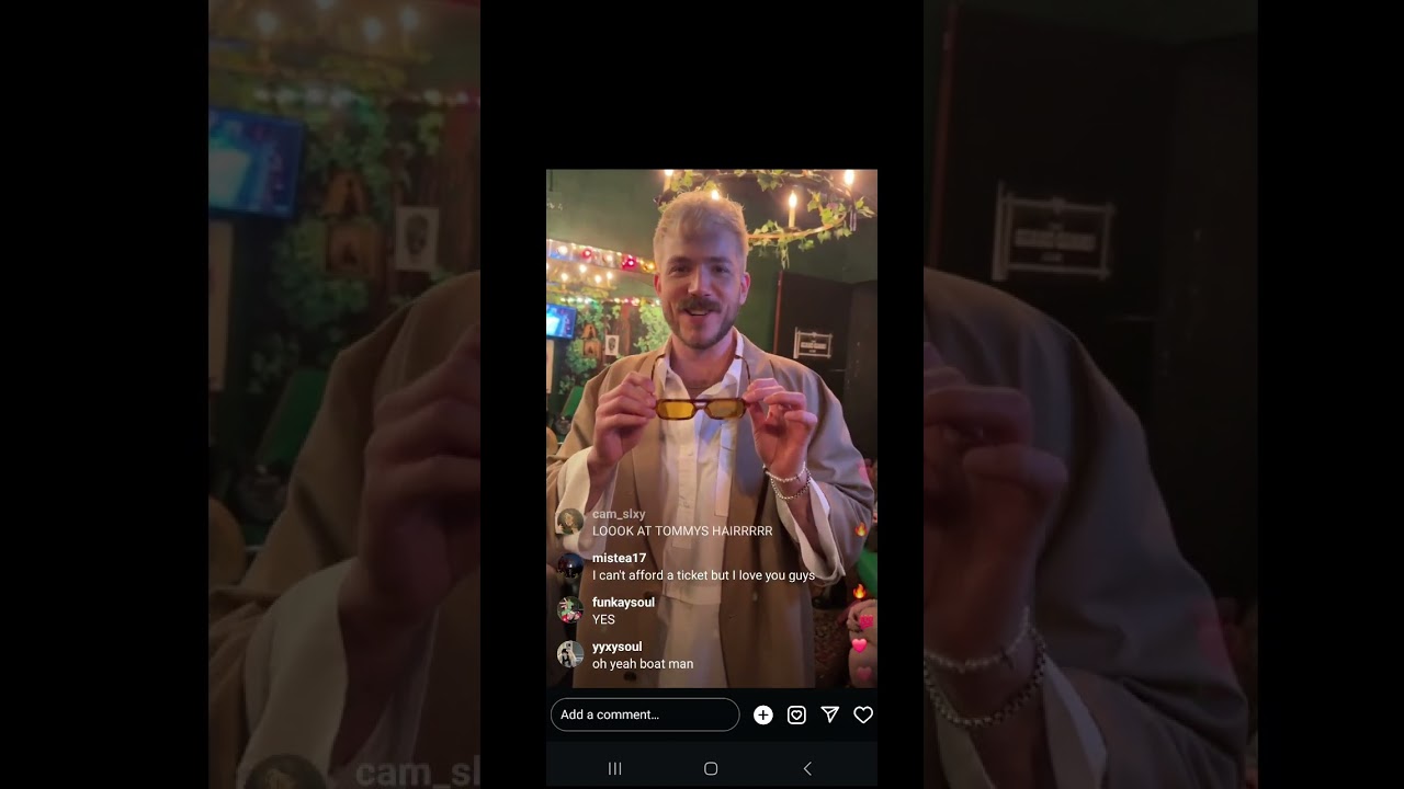 Smosh Instagram Live Dynasty- had to crop from notifications