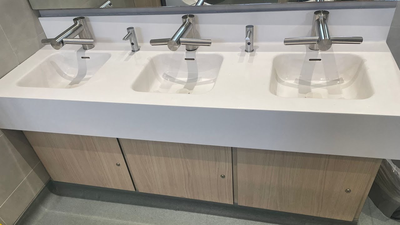 Dyson Airblade V HU02 hand dryers and Taps: Bray Platform 1, Dublin