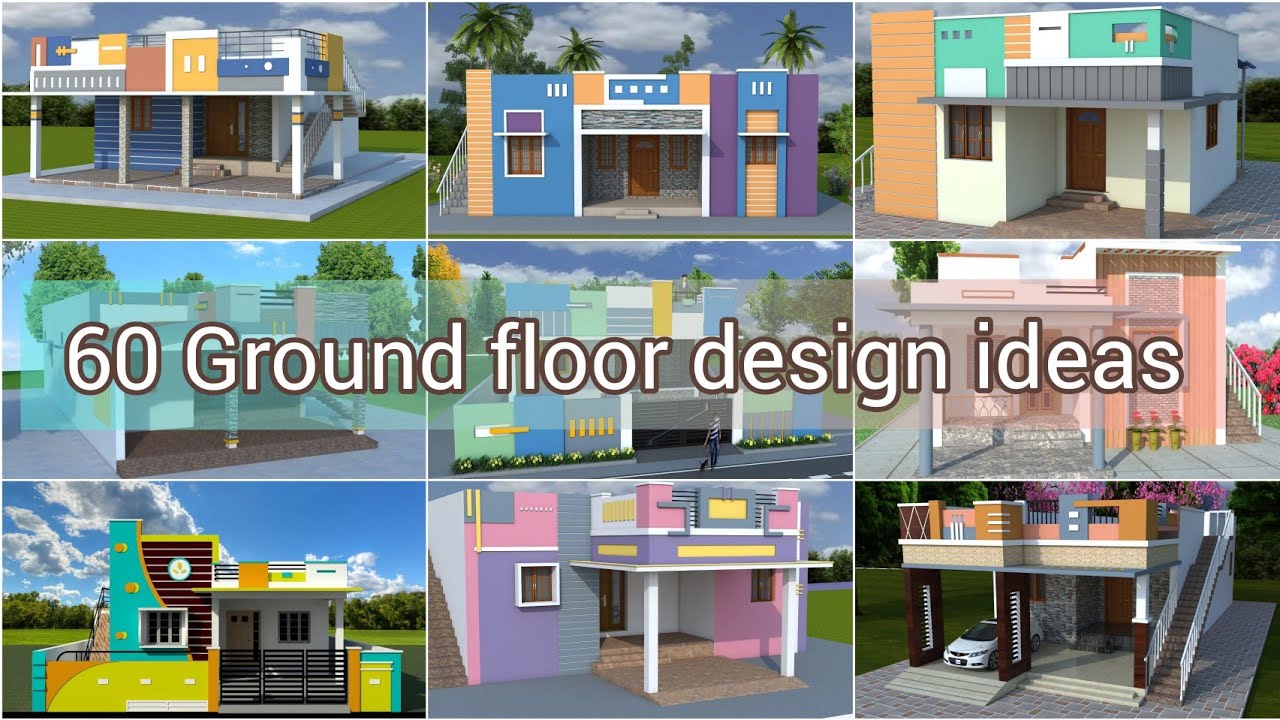 Ground Floor Elevation Design ideas/single floor elevation design/house design/front elevation ideas