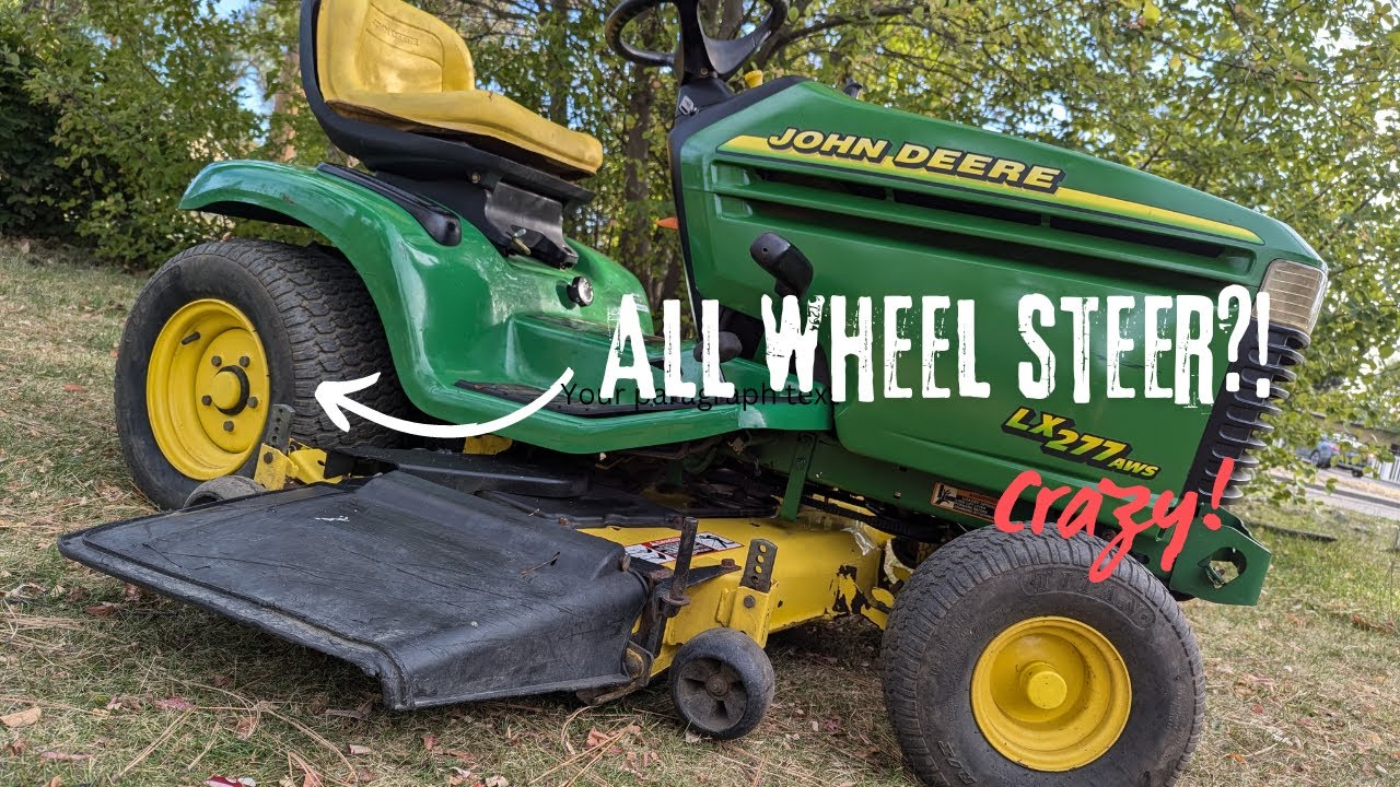 I bought a cheap John Deere LX277AWS riding mower to repair and it had some MAJOR issues...