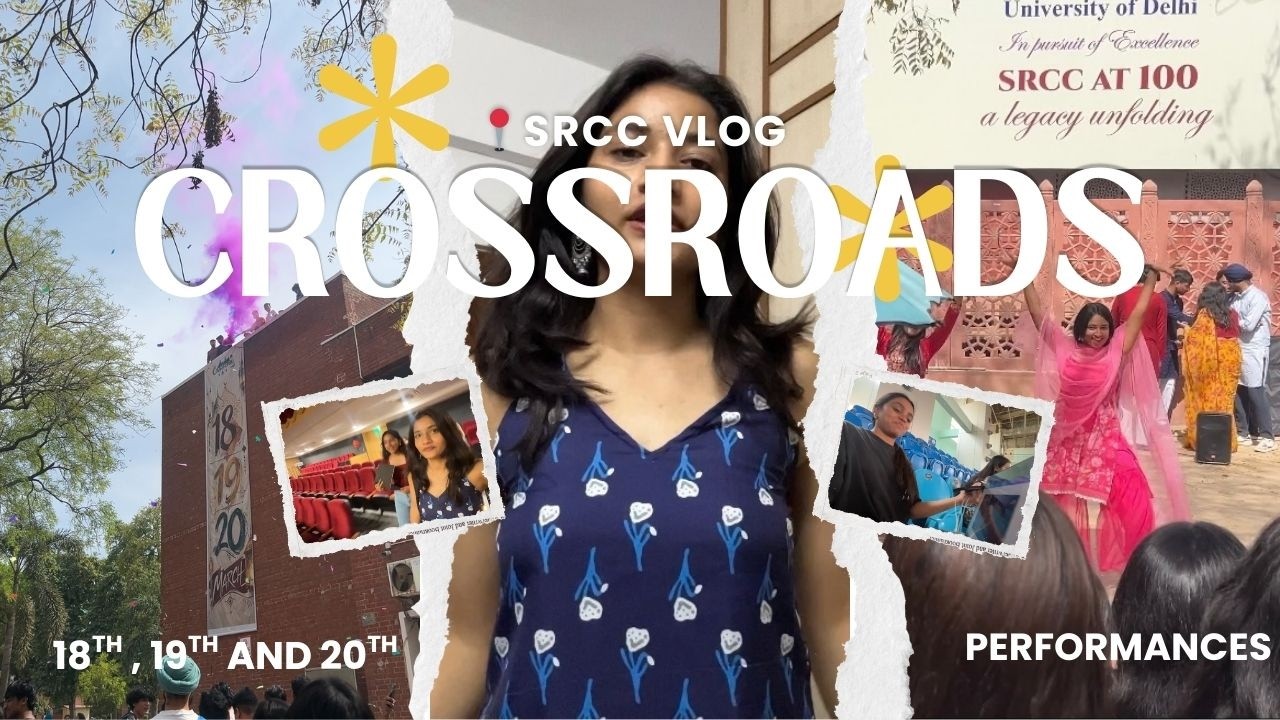 Дата 50-летия CrossRoads объявлена ​​📍Видеоблог SRCC #srcc #delhiuniversity
