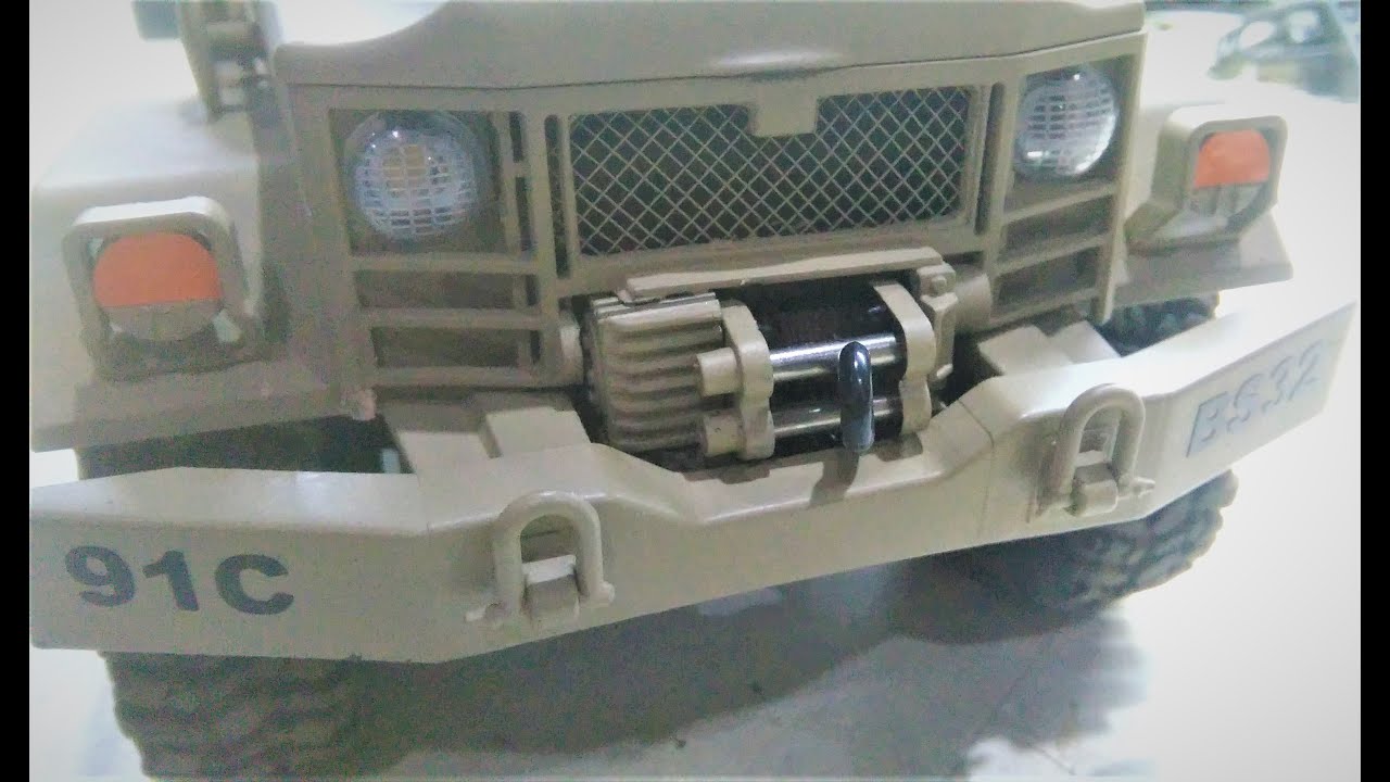MILITAY TRUCK WINCH SWAP RC WPL