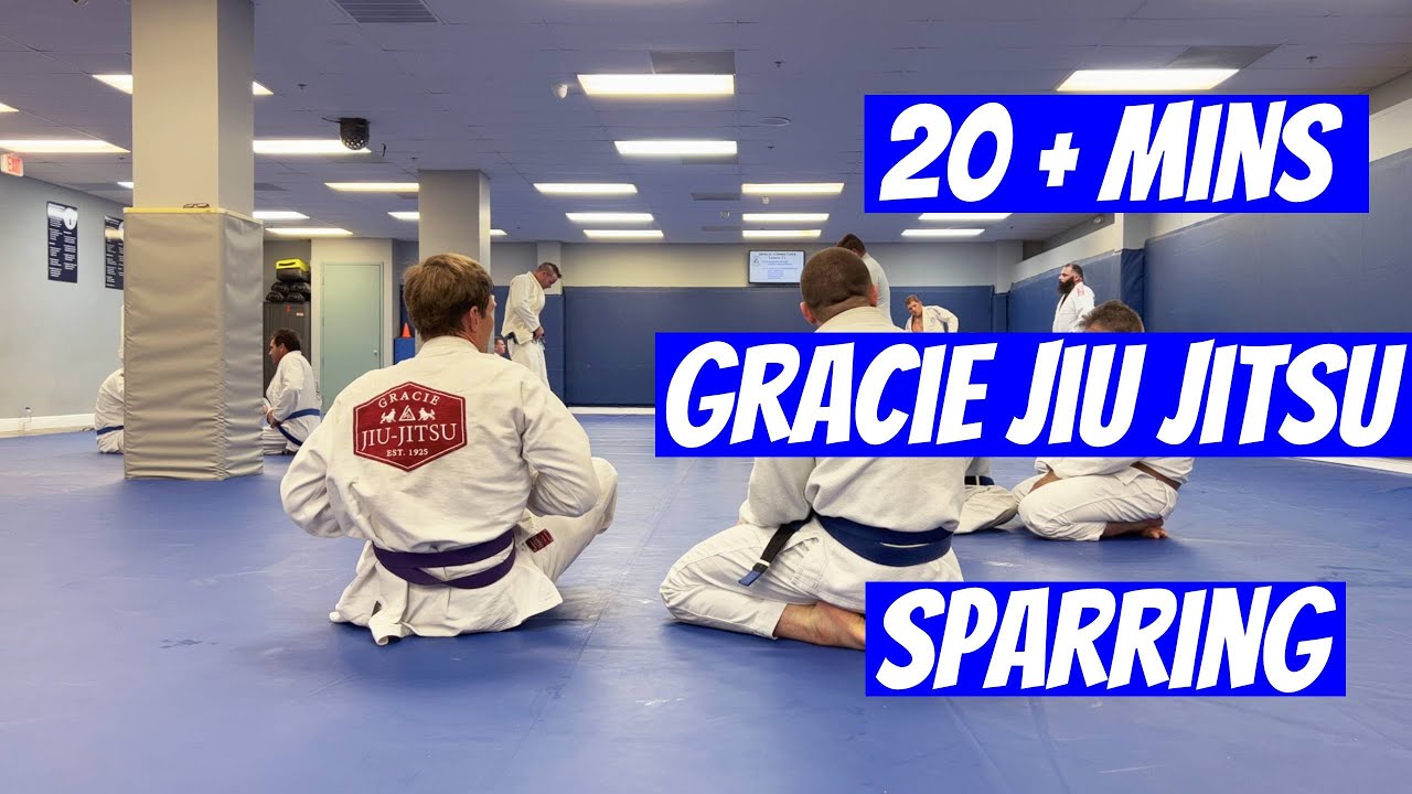 Gi Sparring @ Gracie University Academy | Jiu Jitsu Sparring | Long Form Rolling Footage