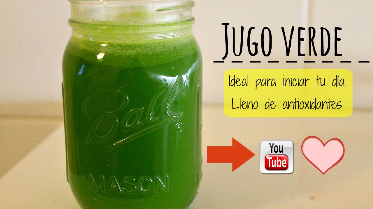 Llénate de antioxidantes: Jugo verde con AJO