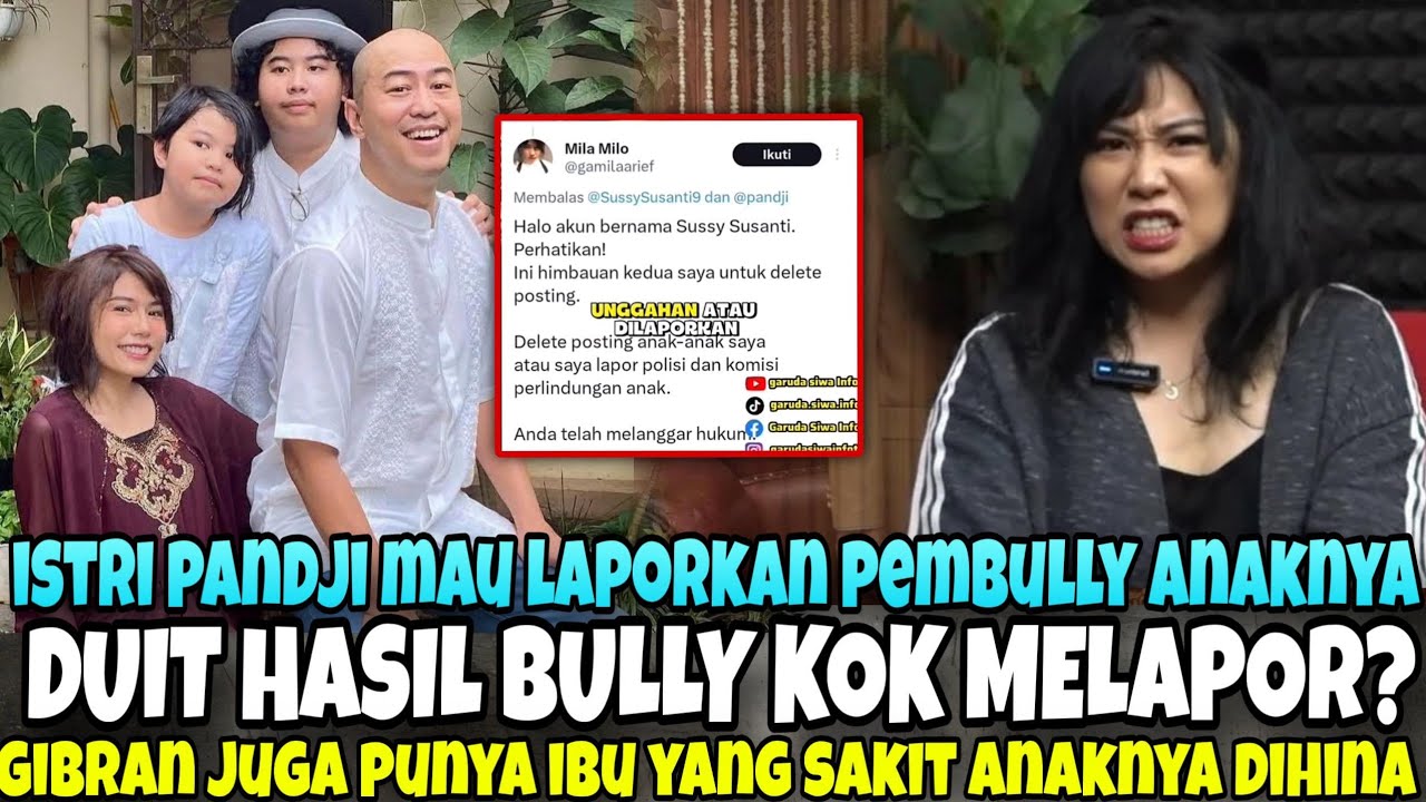 HEI GAMILAH ISTRI PANJI.. SILAHKAN SOMASI SAYA‼️ - GAMILAH ANCAM LAPORKAN YG BULLY ANAKNYA