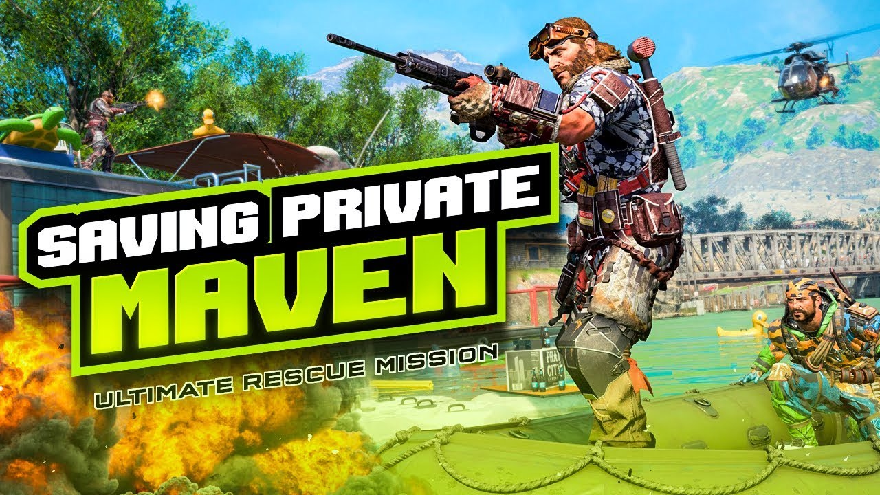 OPERATION SAVING PRIVATE MAVEN!! THE COOLEST BLACKOUT GAME YOU'LL EVER SEE! (Call of Duty: Blackout)