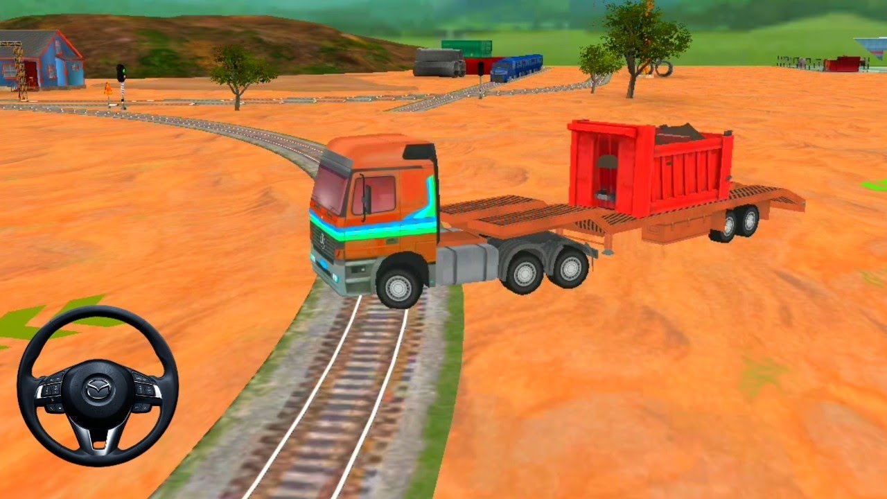 Train Station Construction Simulator: Urban Games - Transport Truck Driving - Android Gameplay