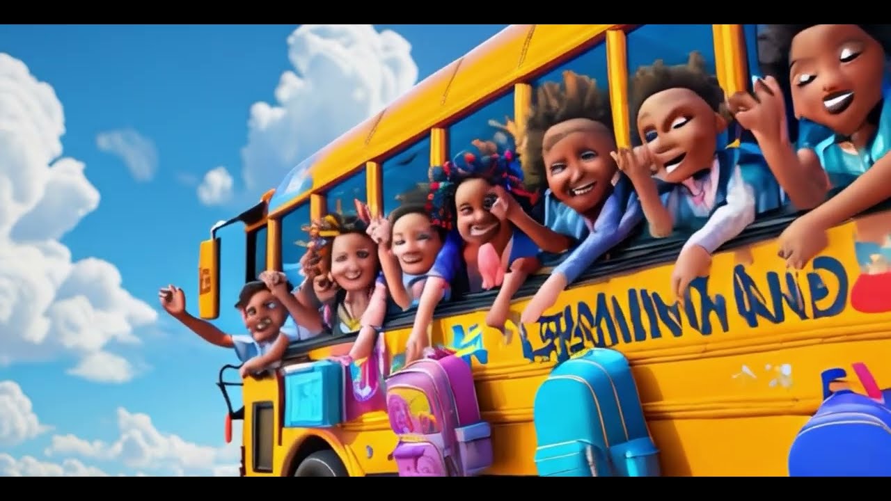 On the School Bus | Fun Kids Song About Riding to School
