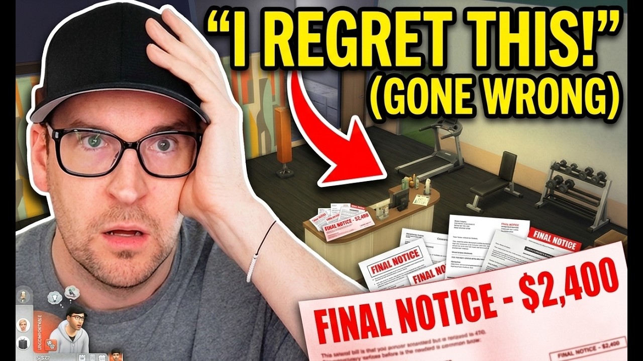 I spent $20,000 on the World's WORST Gym...Maybe?? (The Sims 4)