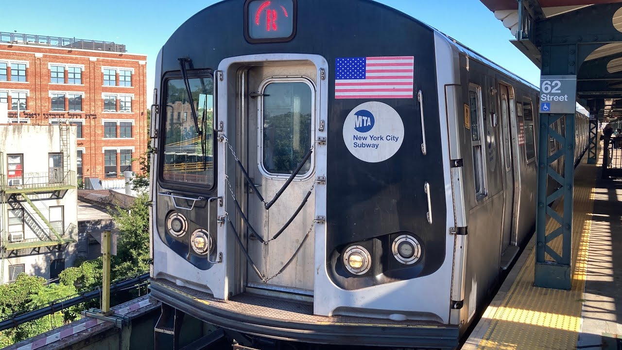 (B) (D) (F) (N) (Q) (R) (W) Train Action at 62nd street-new Utrecht Avenue 