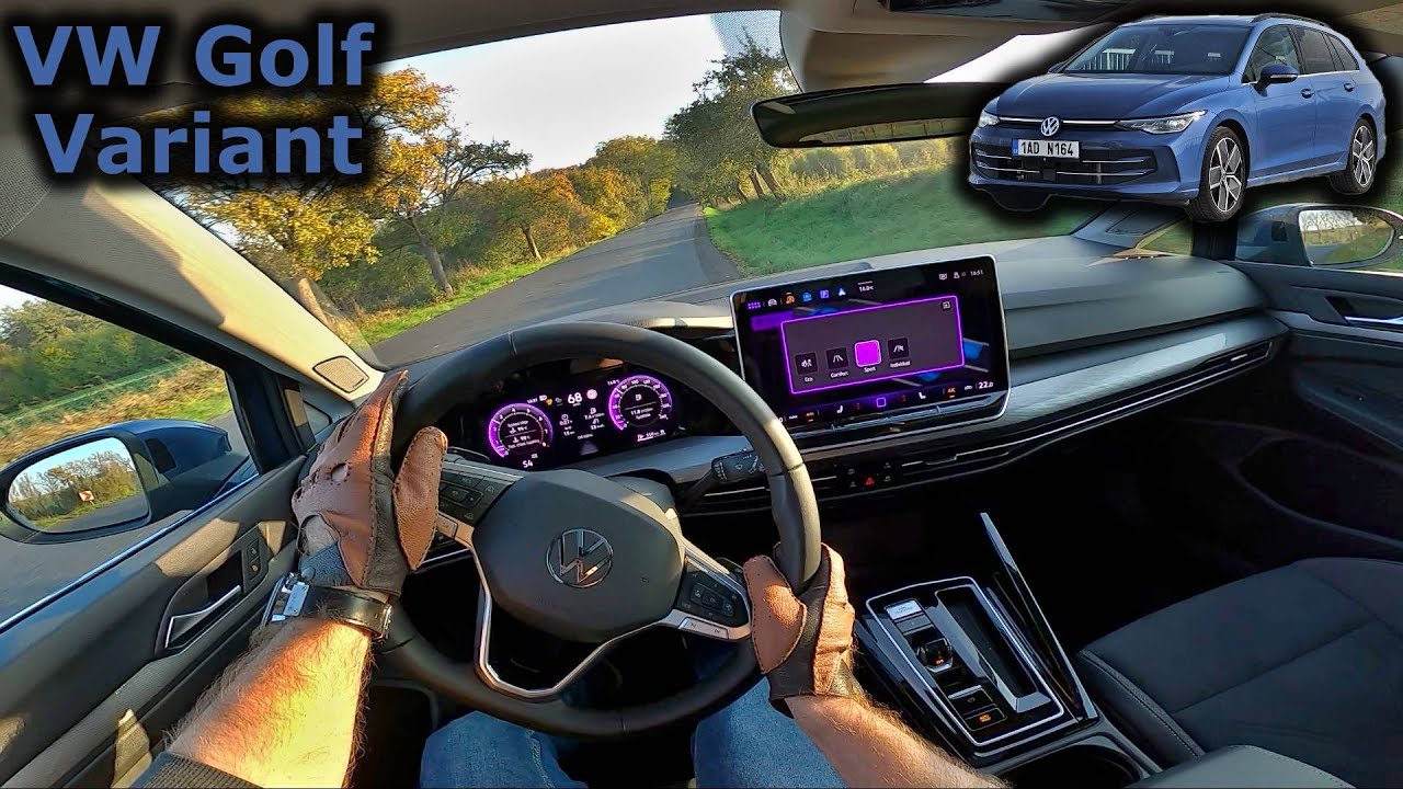 Volkswagen Golf Variant 1,5 eTSI | 2024 - facelift | POV driving